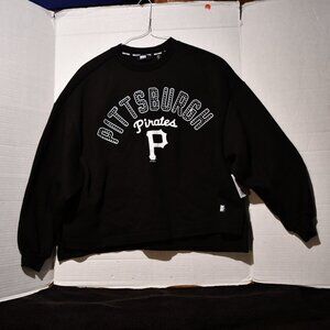 Womens DKNY Sport MLB Pittsburgh Pirates Small (oversized) Sweatshirt NWT